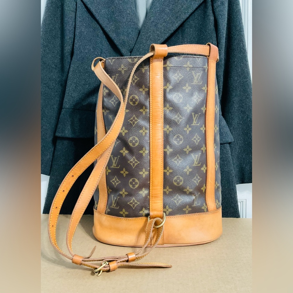 ✅AUTHENTIC LV LARGE RANDONNEE SLING BUCKET BAG